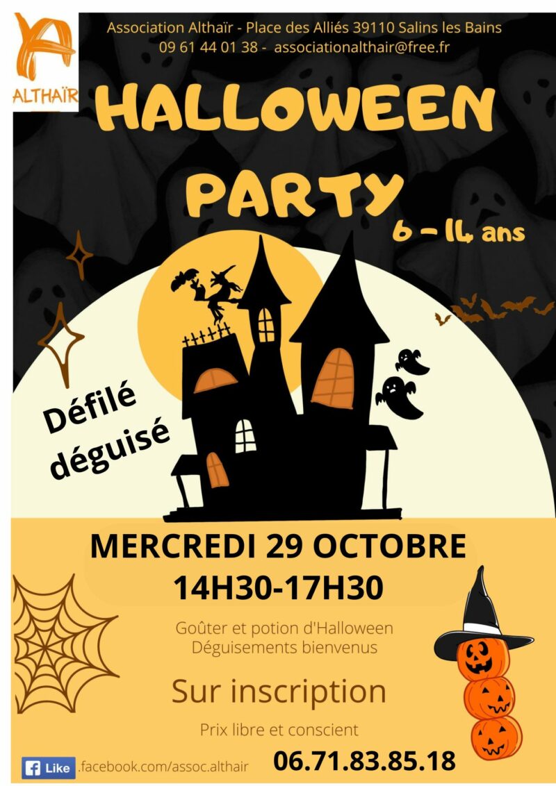 Halloween MERCREDI 29 OCTOBRE